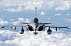 Et fransk Rafale B, produsert av Dassault Aviation, under trening på nukleær avskrekking i fjor.