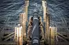 Nord Stream 2 er satt sammen av 12 meter lange rør som sveises og klargjøres i en kontinuerlig strøm. Bildet er fra fartøyet Pioneering Spirit i februar 2019. Foto: Axel Schmidt