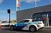 HYDROGENBIL: En Mazda RX-8 står parkert utenfor Statoils hydrogenstasjon på Økern. Statoil tror gode løsninger for hydrogenbiler kan være på plass i 2015.
