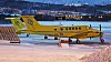 Et ambulansefly fra Babcock utenfor selskapets hangar i Tromsø.