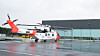 AW101 var hedersgjest på åpningsseremonien for redningstjenestens nye hovedbase på Sola i juni. Seremonien for selve helikopteret er nå utsatt.