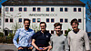 Daglig leder i Bikefinder Ole Martin Ølmheim(t.v.) med produktsjef Viggo Henriksen, utvikler Jan Erik Sola Foss og ansvarlig for markedsføring Snorre Dishington.