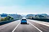 Nio ES8 på motorvie i Kina. Foto: Nio