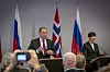 2019: Daværende utenriksminister Ine Eriksen Søreide og hennes russiske kollega Sergej Lavrov under markeringen av 75 årsdagen for frigjøringen av Finnmark. Foto: Heiko Junge