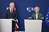 Statsminister Jonas Gahr Støre og EU-kommisjonens president Ursula von der Leyen. Det skal ha vært gjort en iherdig innsats fra norsk side for å påvirke utfallet av avstemmingen, noe som blitt dårlig tatt imot av EU-kommisjonen, ifølge en kilde tett på arbeidet.