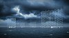 Slik ser Wind Catching Systems for seg at det vil se ut når deres havvindkonsept settes ut. Den første skal komme utenfor Øygarden i Vestland.