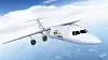 Det elektriske flykonseptet E-Fan X bygges i samarbeid mellom Airbus, Siemens og Rolls-Royce. Illustrasjon: Airbus