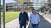 Daglig leder Odd Gunnar Haug og forretningsutvikler Tom Christensen i KANAN, som holder til på Rosenholm Campus like syd for Oslo. Foto: TUM Studio