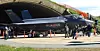 Fullskalamodell av amerikanske Lockheed Martins kandidat til Norges neste jagerfly, Joint Strike Fighter alias F-35 Lightning II