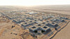 Batterilagring er for alvor på vei inn i verdens energinett. Her representert ved batteriparken i The Red Sea Global ved Rødehavet.