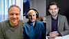 Volvos teknologisjef Henrik Green, sammen med Marius Valle og Mathias Klingenberg i pokasten Elbil - teknisk sett.