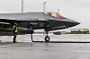 Her fylles tankene på F-35 med biodrivstoff. Ingen F-35 har aldri tidligere flydd med så mye biodrivstoff som ble demonstrert på Ørland denne uken.