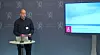 Magnus Tandberg Holth presenterte strategisk konsekvensutredning for havvind før sommeren. Foto: Regjeringen.no