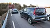Tesla Model 3 og Kia e-Soul er to ganske ulike biler i utforming. Foto: Marius Valle