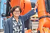 Det nye verktøyet er tiltenkt skog- og jordbruksnæringen, men kan kanskje bli tilgjengelig for privatpersoner etterhvert, drodler professor Lizhen Huang. Foto: Mads Wang-Svendsen/NTNU