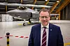 Forsvarsminister Bjørn Arild Gram sier at teknologiutvikling og beredskap er viktige drivere for SAF-testingen på Ørland. Foto: Ole Andreas Vekve / Forsvaret