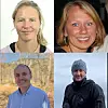 Birgyt Ryningen (Forsker i Sintef, solcellesilisum), Trude Nysæther (Bærekraftsleder, REC Solar), Tyke Naas og Ronny Gløckner er Senior FoU-ingeniører i REC Solar. Foto: Privat