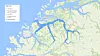 Kart over Storfjorden og utplassering av sensorer og instrumenter. Fra og med 29. september 2017 er området gjennom en avtale mellom Sjøfartsdirektoratet, Kystverket og GCE Blue Maritime godkjent testarena for autonome fartøy.