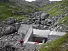 INNTAK: Fra inntaket Slettedalselva. Tunnelarbeidet her har forgått veiløst.FOTO: SAUDEFALDENE