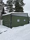 Teltene skal gi et bedre miljø, både i form av økt trygghetsfølelse og bedre inneklima. Foto: Vardalife AS