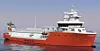 Hybrid havbruksfartøy - med LNG-motor og batteridrift. Foto: GKP