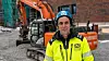 – Det er en god bæreevne i produktet og det er veldig lett å jobbe med, forteller driftsleder Almir Lucicanin i Marthinsen & Duvholt AS. Foto: TUM Studio