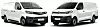 Toyota Proace og Citroën Jumpy. Foto: Toyota/PSA