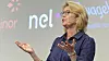 Sjefen i Fornybar Norge, Åslaug Haga, mener det er naturlig at det er nettopp dem som tar rollen som drivkraft når det gjelder innovasjon i næringen. Foto: Joachim Seehusen