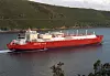 LNG-tankeren Cadiz Knutsen har framdriftssytem med dampturbin på 28 MW. Med atomreaktor om bord vil gass erstattes av nukleært brensel, men det vil fortsatt være damp. Skipet er 284,4 meter langt, 42,5 meter bredt og kan ta 138.000 kubikkmeter flytende naturgass i membrantanker. Det ble bygget i 2004. Foto: Knutsen OAS