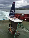En av gliderne fra prosjektet, Sailbuoy fra Offshore Sensing.. Foto: Akvaplan-niva
