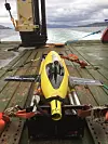 En dykkende Seaglider fra Kongsberg Maritime er en av dronene i glider-prosjektet. Foto: Akvaplan-niva