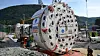Maskinen er 9,3 meter i diameter og vil veie hele 1800 tonn.