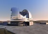 Illustrasjonsbilde av European Extremely Large Telescope (E-ELT). E-ELT vil kunne bli det største optiske/infrarøde teleskopet i verden.