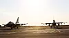 Det er mye som henger på F-16 når den skal ut i krig. Dette er fra Souda-flystasjonen på Kreta under Operation Unified Protector i 2011. Foto: Torbjørn Kjosvold / Forsvaret