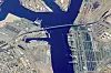 Litt av bydelen San Pedro til venstre og Terminal Island til høyre. Foto: Wikimedia Commons/CC-BY-SA-3.0