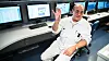 Kjøleingeniør Franco Montanion har en viktig jobb. Kjøling krever mer energi enn azipodpropellene. Foto: Eirik Helland Urke