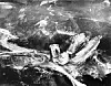 St. Francis Dam: Slik så demningen ut etter katastrofen. 450 mennesker døde.