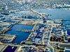 Industri- og havneområdene i Nordhavn skal bli boliger og kontorer. Det er blant Nord-Europas største byutviklingsprosjekter. Bildet er tatt i desember 2025. Foto: Vejdirektoratet
