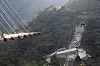 Chirajara bridge nær Bogota, Colombia, kollapset 15. januar i år. Foto: REUTERS/Jaime Saldarriaga/Scanpix