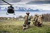 Kystjegerkommandoen på øvelse på Sandsøy fort utenfor Harstad. Foto: Forsvaret