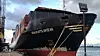 New New Polar Bear fotografert i Kaliningrad 6. oktober etter seks ukers seiling fra Kina. Skipet gikk deretter til St. Petersburg. Skipet er ett av flere i flåten til Hainan Yangpu NewNew Shipping Co. som skal gå regelmessig gjennom Nordøstpassasjen.