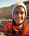 Teknisk Ukeblads redaktør tar sjelden selfie, men i jakttårnet blir det av og til så kjedelig at det skjer. Foto: Privat