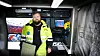 ROV-operatør Christopher Lilletvedt i sin kontainer om bord MS Flekkerøy. Han fikk en uvanlig utfordring da fregatten KNM Helge Ingstad kolliderte med tankbåten Sola TS 8. november 2018.
