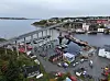 Undervannsstøping av 1755 kubikkmeter betong i brufundament.