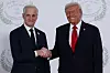 Statsminister Jonas Gahr Støre sammen med USAs president Donald Trump i Egypt. Begge har jobbet for at EU skal lempe på klimareglene sine.
