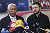 Rådspresident Antonio Costa må sikre penger, våpen og energi til Ukrainas president Volodymyr Zelenskyj.