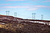 Kraftlinje, strømlinje, kraftmastt, strømmast, kraftnett, strømnett, høyspent, master, 132 kv linje erstattes av 420 Kv