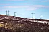 Kraftlinje, strømlinje, kraftmastt, strømmast, kraftnett, strømnett, høyspent, master, 132 kv linje erstattes av 420 Kv