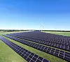 Solsidan solpark er oppført av Varberg Energi har har en intallert kapasitet på 2,7 MW. Parken fikk Svensk Solenergis Solenergipris i 2016. Foto: Svensk Solenergi