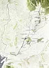 Kartet viser åpningsprosjektene knyttet til Hovinbekken i Oslo. Illustrasjon: Dronninga Landskap